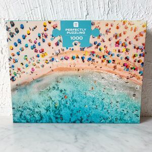 Photographic Beach Jigsaw Puzzle 1000 Pieces Perfectly Puzzling w/Poster